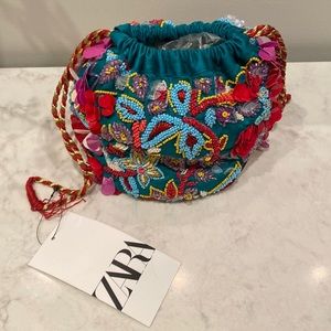 Zara beaded bag.